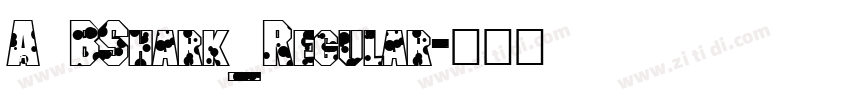 A BShark_Regular字体转换